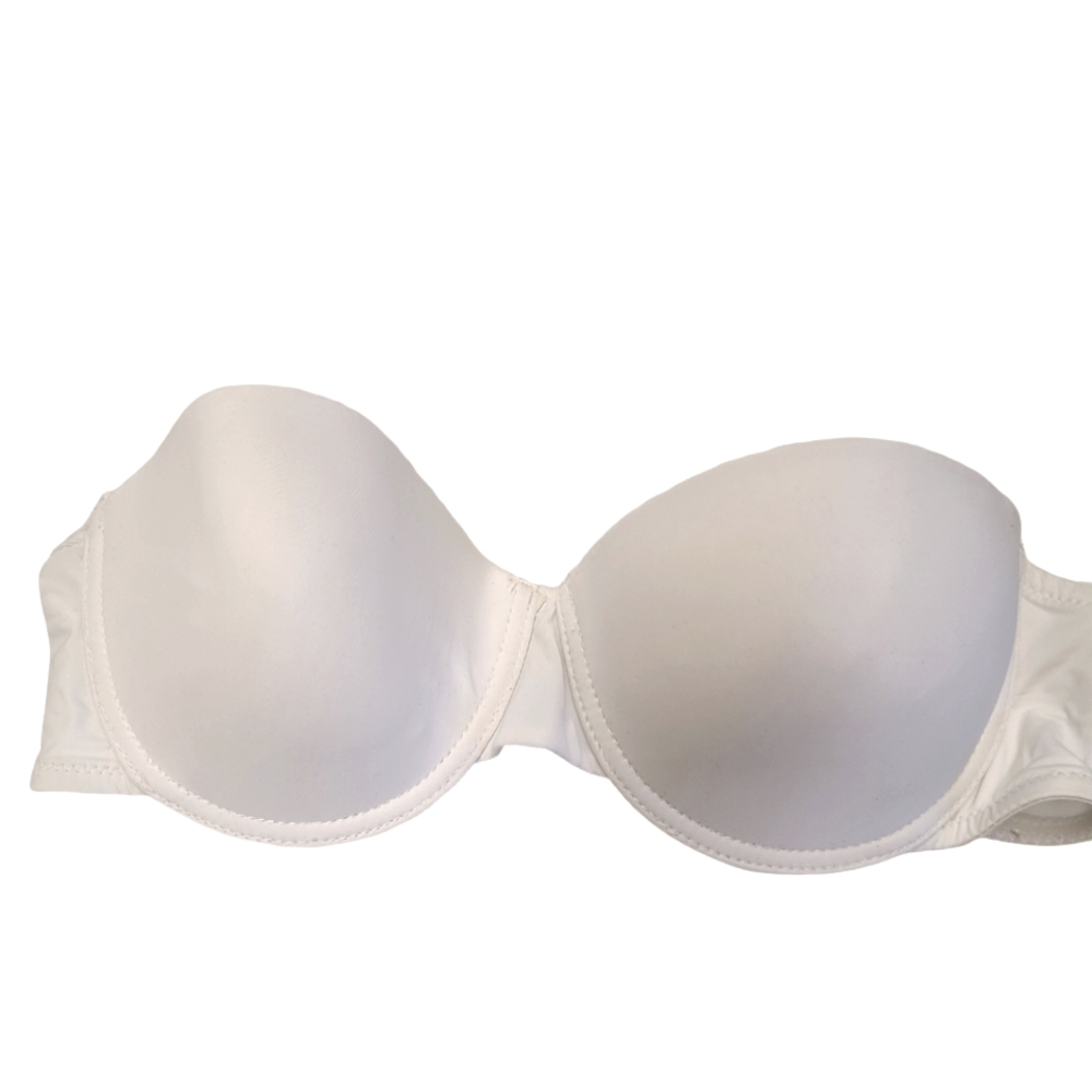 New with Tags Rene Rofe White Strapless Bra 36C - Picture 1 of 7